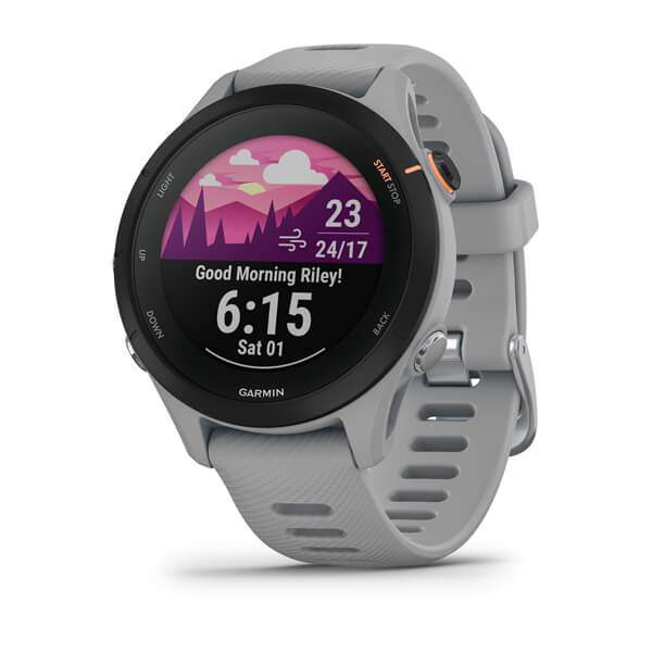 Умные часы Garmin Forerunner 255s, светло-серый - фото