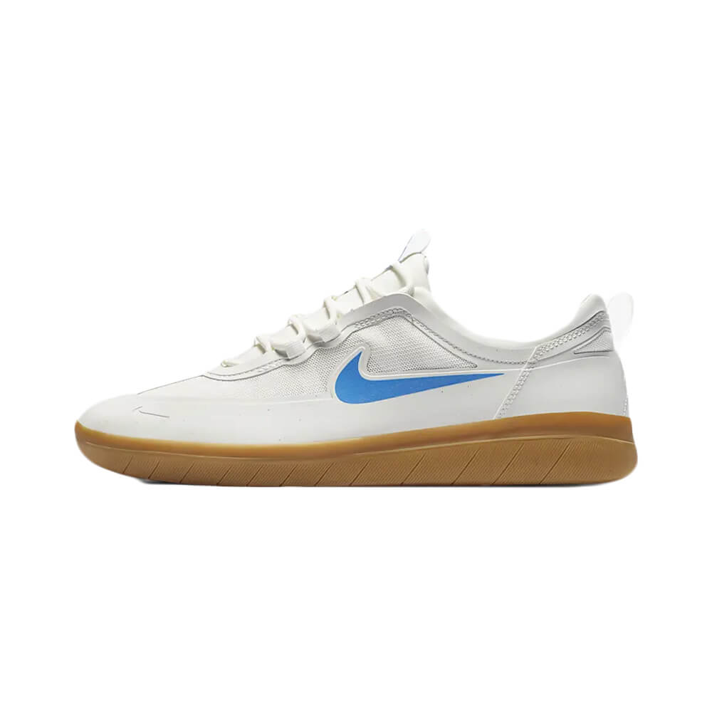 Скейтерские кеды Nike SB Nyjah Free 2 Premium, белый/голубой