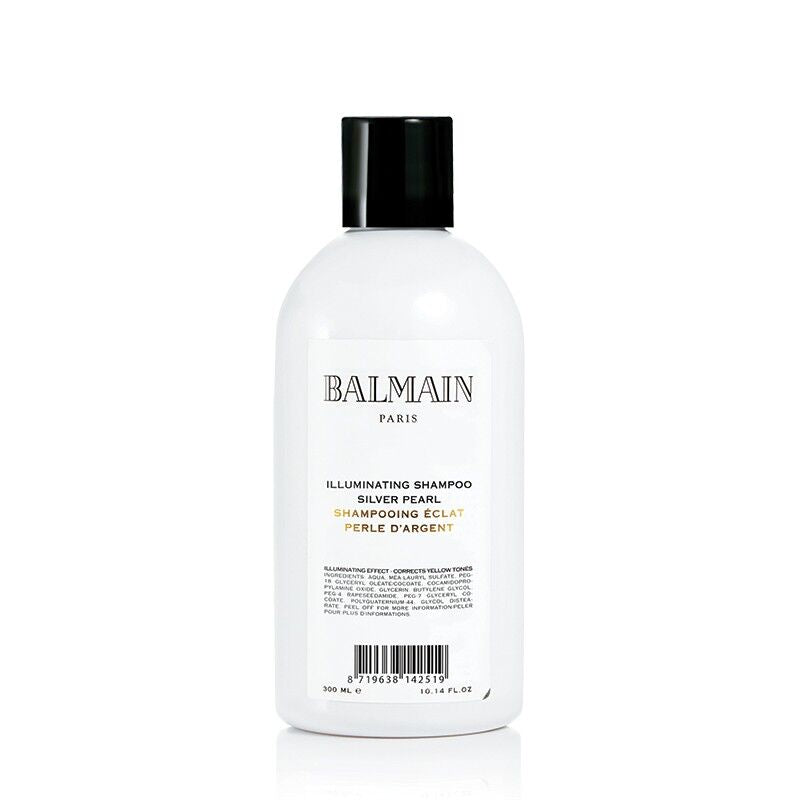 Balmain Illuminating Shampoo Silver Pearl оттеночный корректирующий шампунь для светлых и седых волос 300мл matrixso silver шампунь для светлых и седых волос 30 1 шт