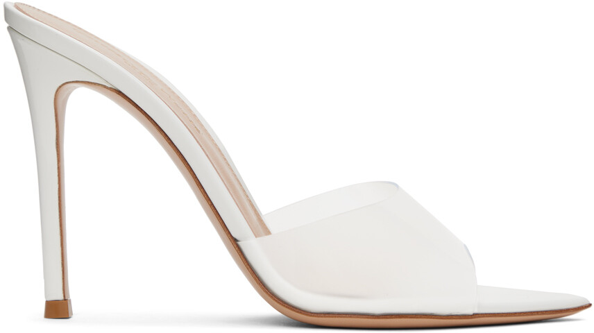 

Белые босоножки на каблуке Elle Gianvito Rossi
