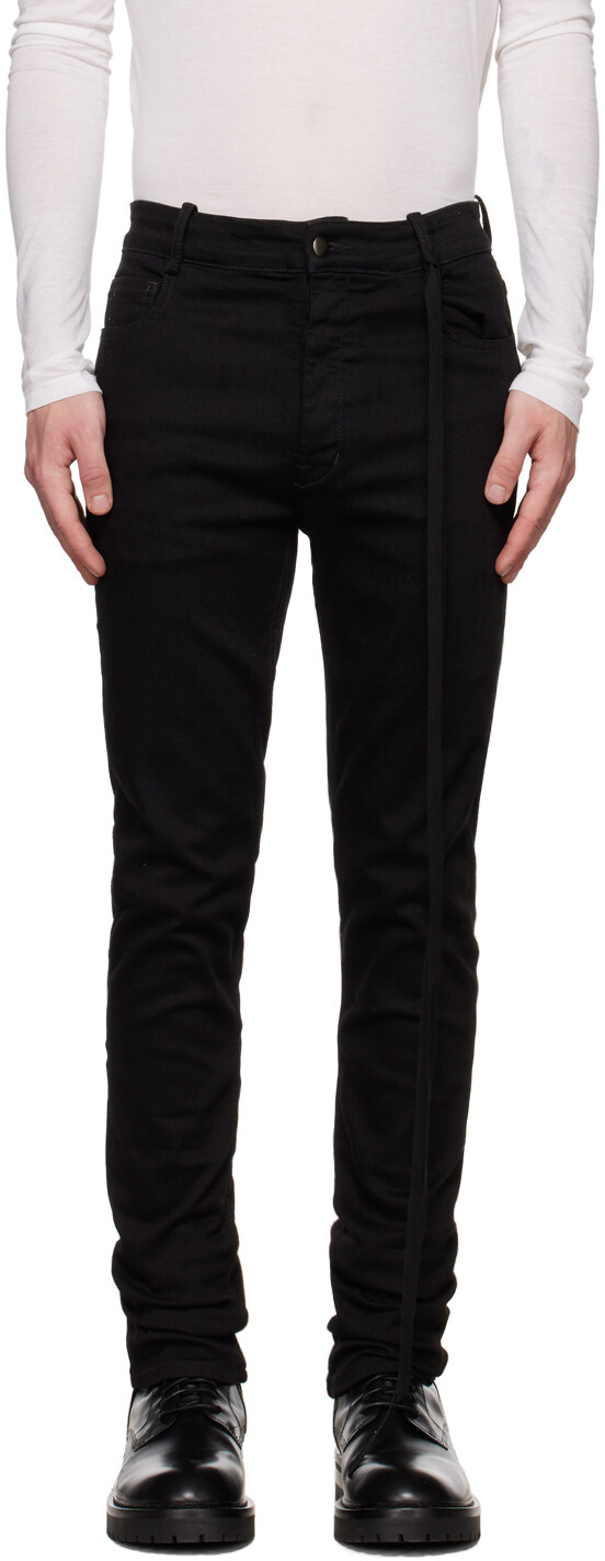 

Черные зауженные джинсы Ann Demeulemeester