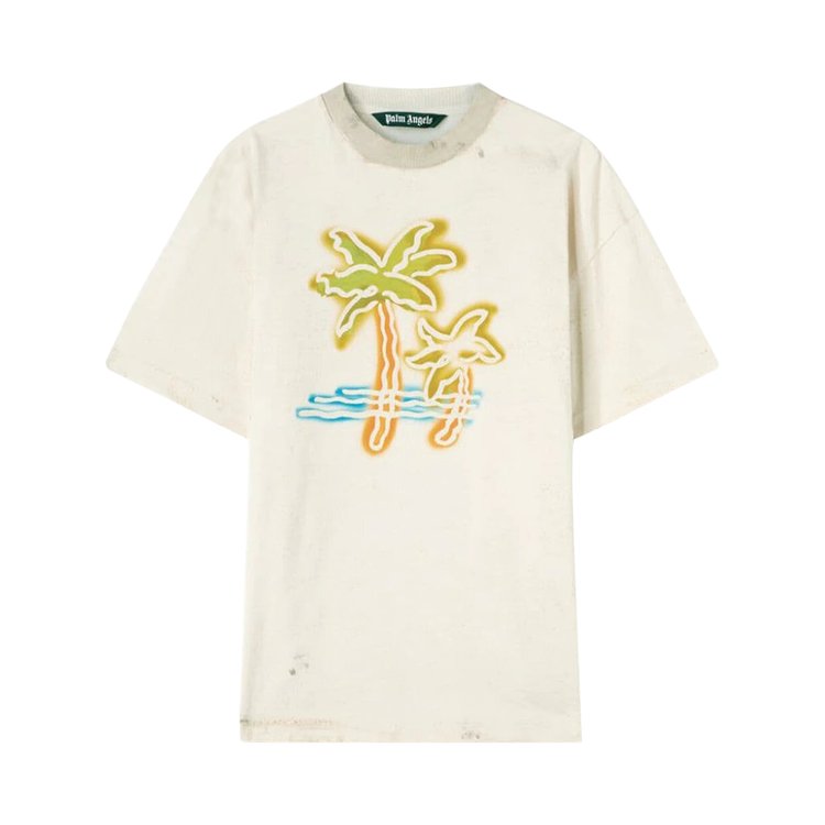 

Футболка Palm Angels Palm Neon Tee 'Off White/Multicolor', белый