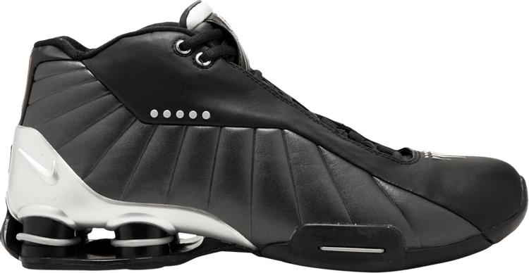 Кроссовки Nike Shox BB4 'Black Metallic Silver', черный - фото