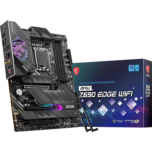 

Материнская плата MSI MPG Z690 Edge, WiFi DDR5, черный