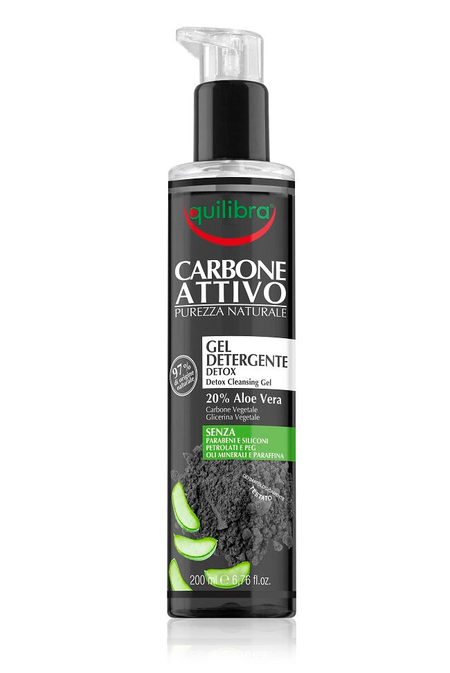 

Equilibra Carbo Detox Cleansing Gel очищающий гель для умывания лица с активированным углем 200мл