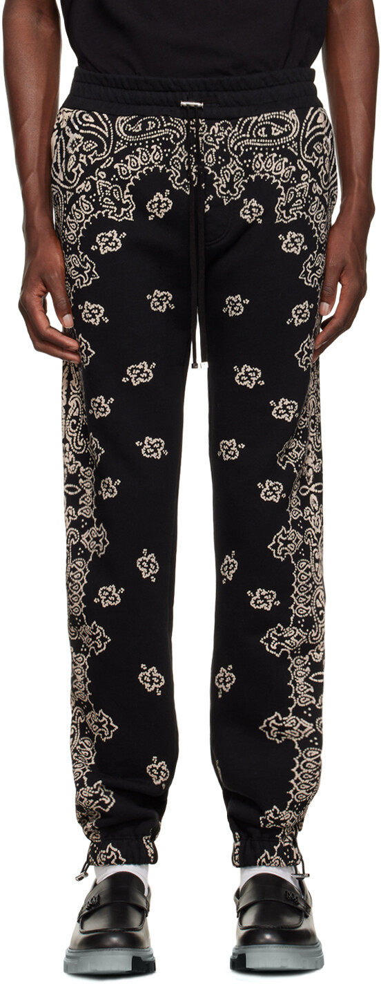 

Черные спортивные штаны-банданы Bleach AMIRI