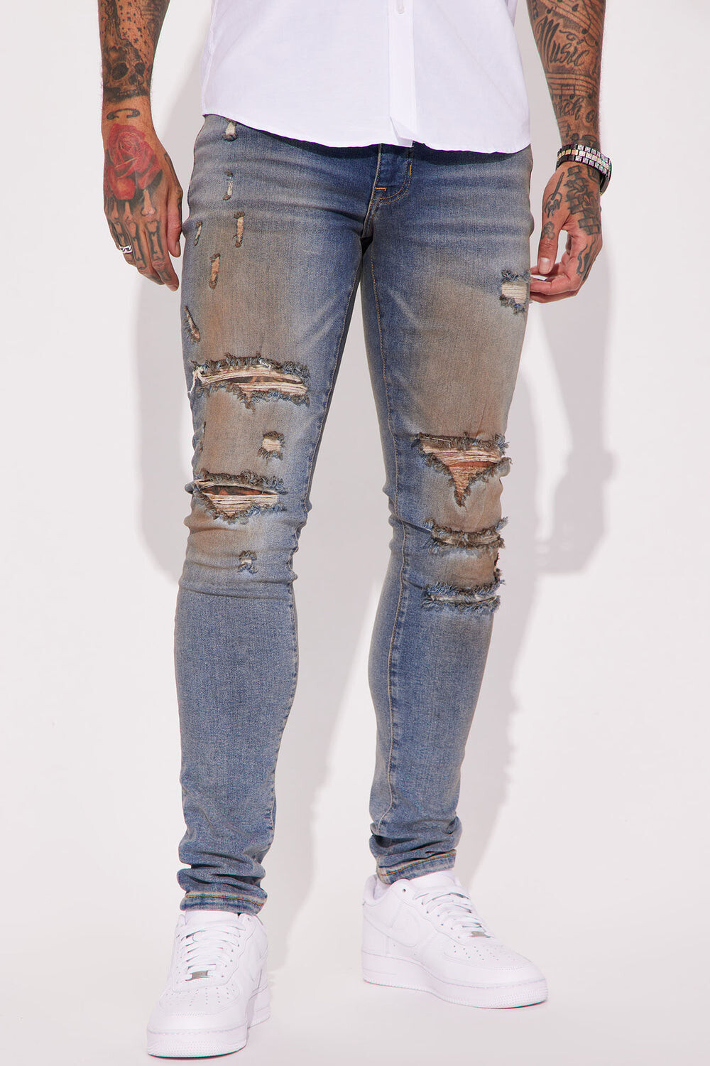 

Джинсы скинни Fashion Nova FNMK418, синий