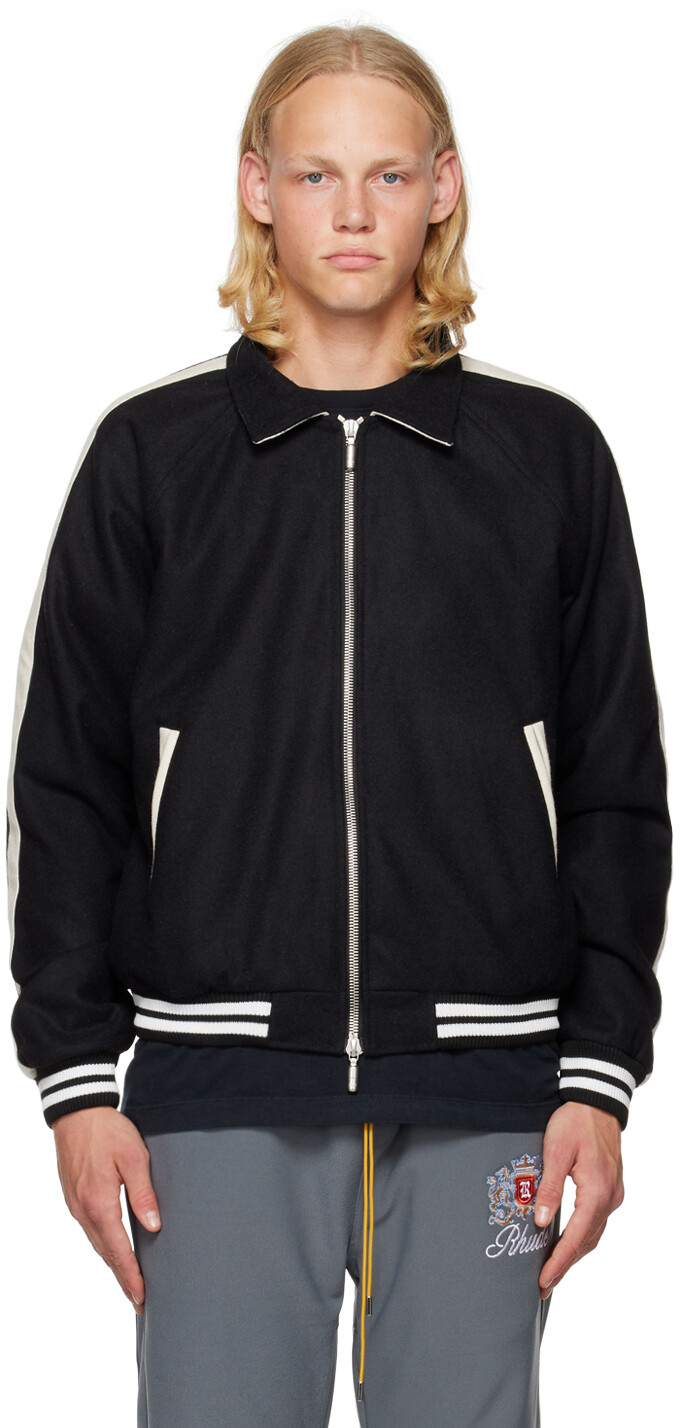 

Черный бомбер для мальчиков Rhude