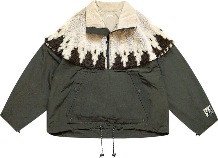 

Анорак Kapital 60/40 Cloth x BOA Fleece Nordic Anorak 'Brown', коричневый