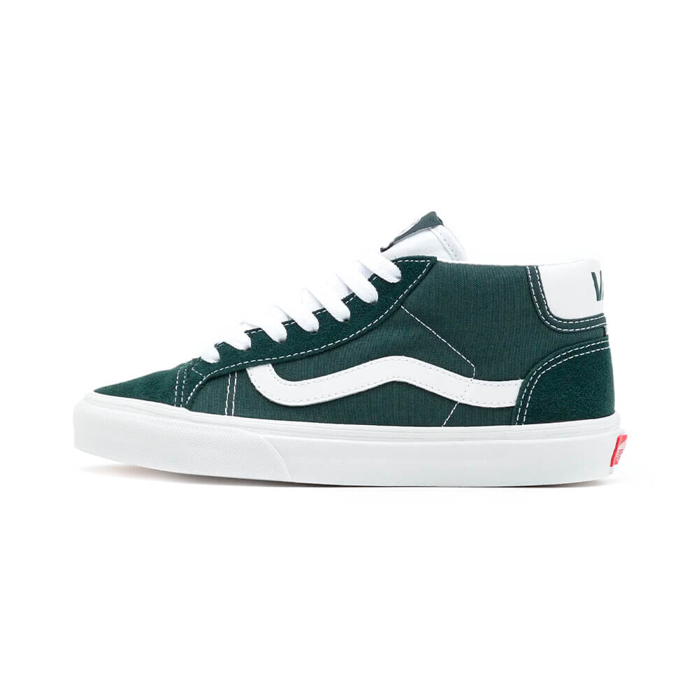 

Кеды Vans Mid skool 37, тёмно-еловый/белый