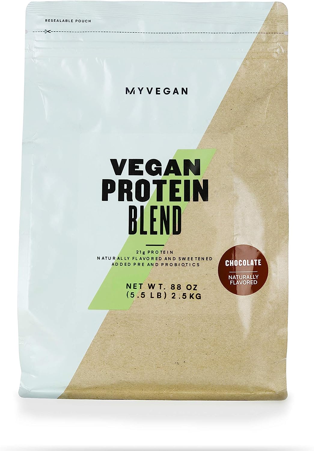 Комплексный протеин для веганов Myprotein MYVEGAN, 2500 г, шоколадный