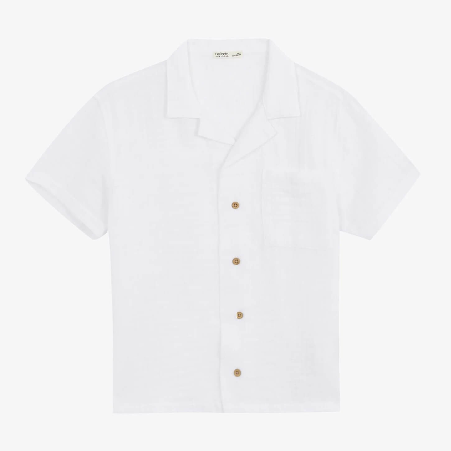 

Рубашка для мальчика Defacto Regular Fit, белый