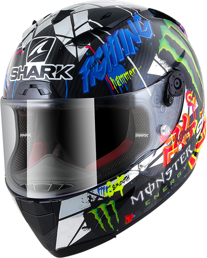 

Shark Race-R Pro Carbon Replica Lorenzo Catalunya GP Шлем, черный