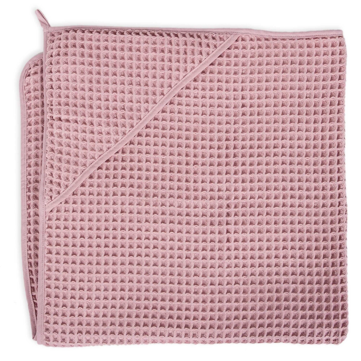

Ceba Baby Basic полотенце детское 100x100 см Waffle Line Silver Pink, 1 шт.