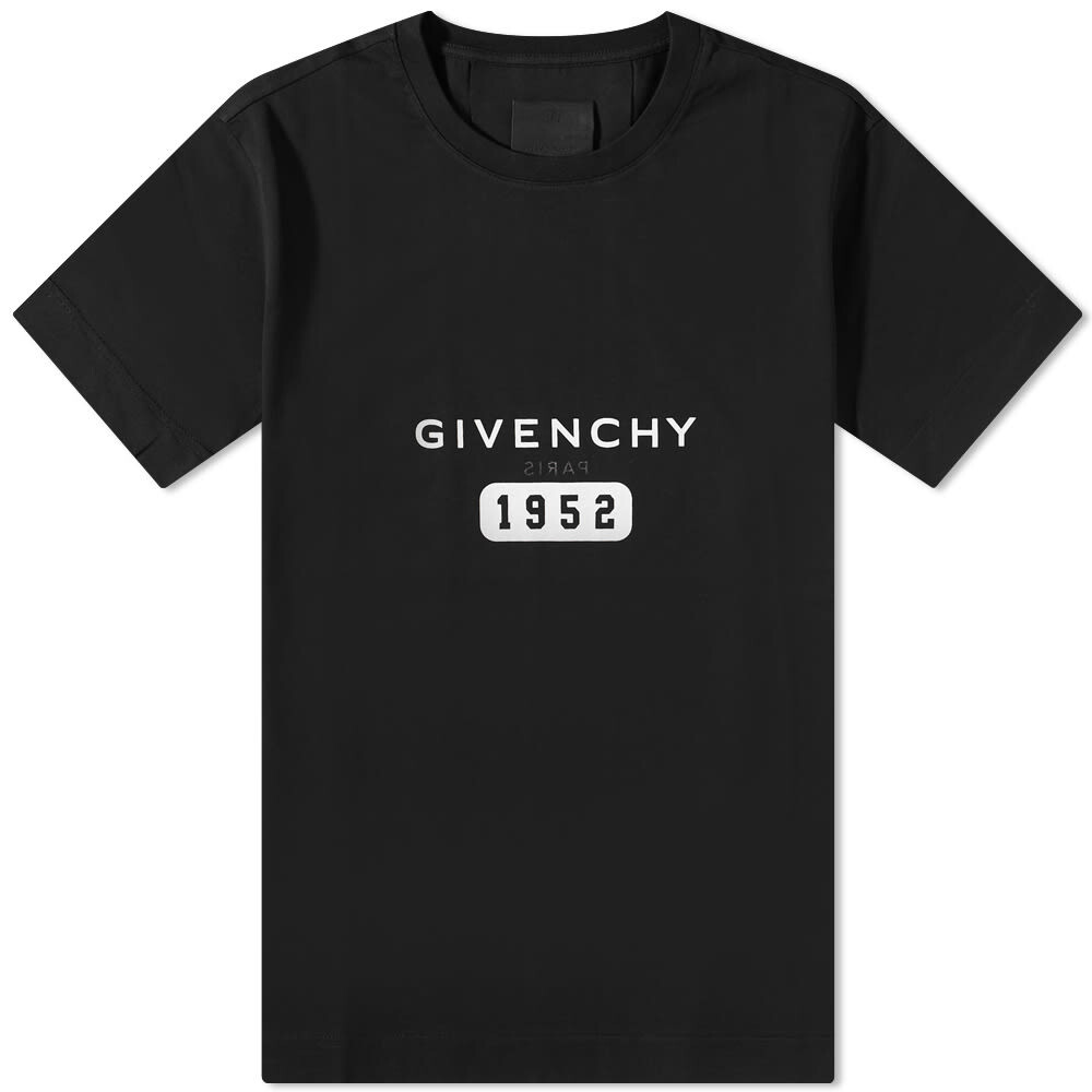 

Футболка Givenchy 1952 Reverse Logo Tee, Черный