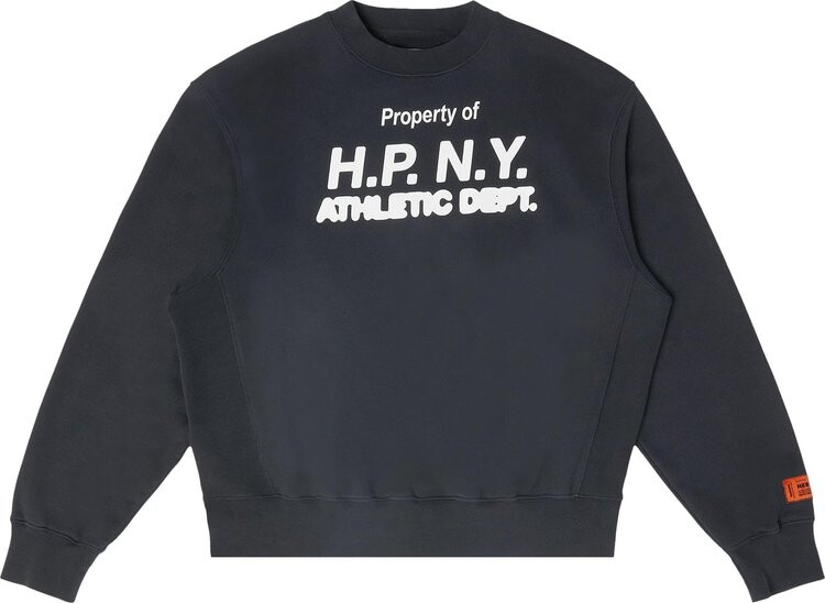 

Толстовка Heron Preston Logo Print Organic Sweatshirt 'Black', черный