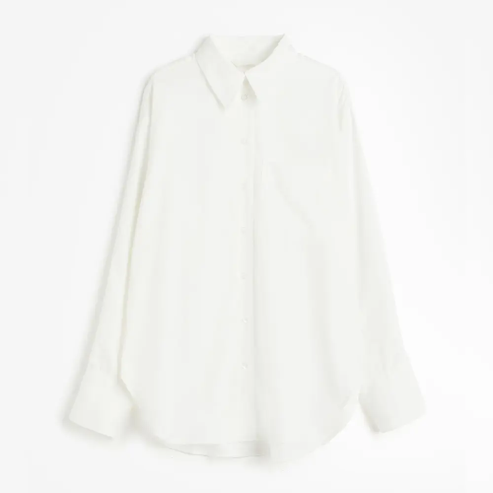

Рубашка H&M Satin, белый
