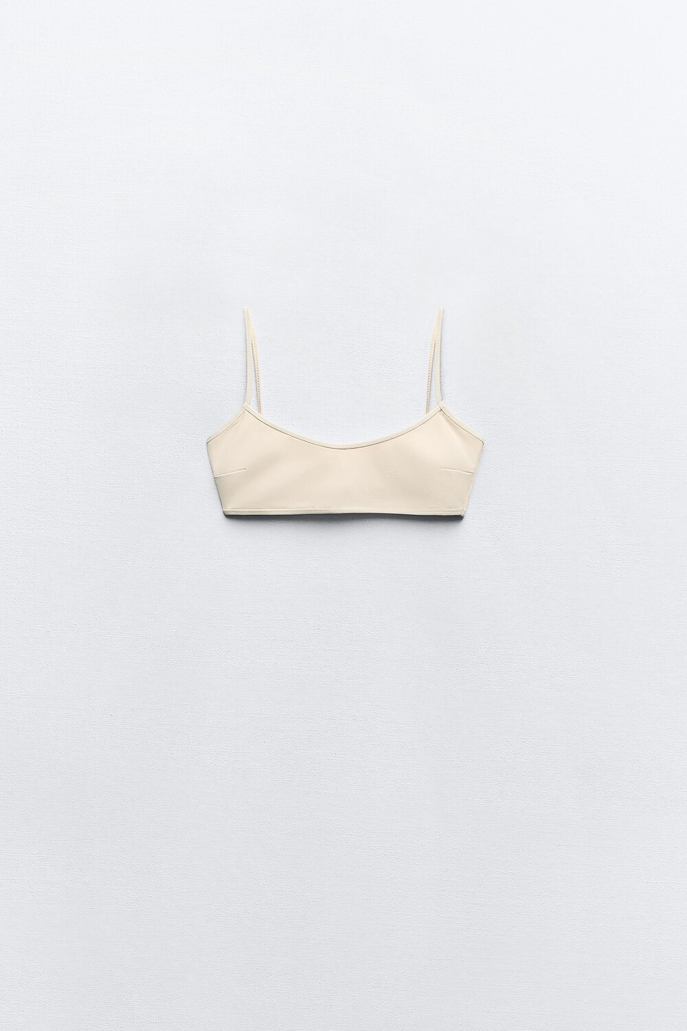 

Топ купальник Zara Bikini, кремовый
