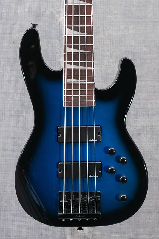 цена Концертный бас-гитара Jackson серии JS JS3V Metallic Blue Burst JS Series Concert Bass JS3V