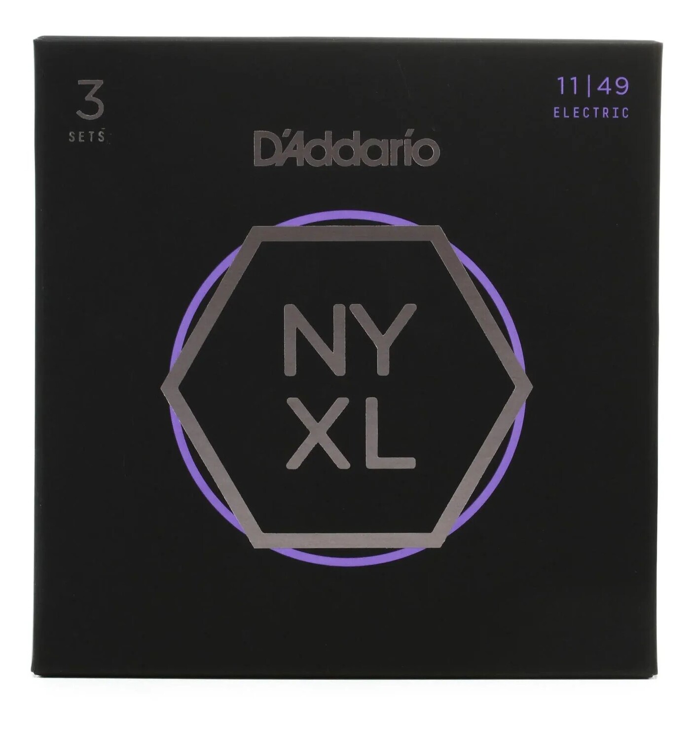 

Струны для электрогитары D'Addario NYXL1149 NYXL с никелевой обмоткой — .011-.049, средние (3 шт.)