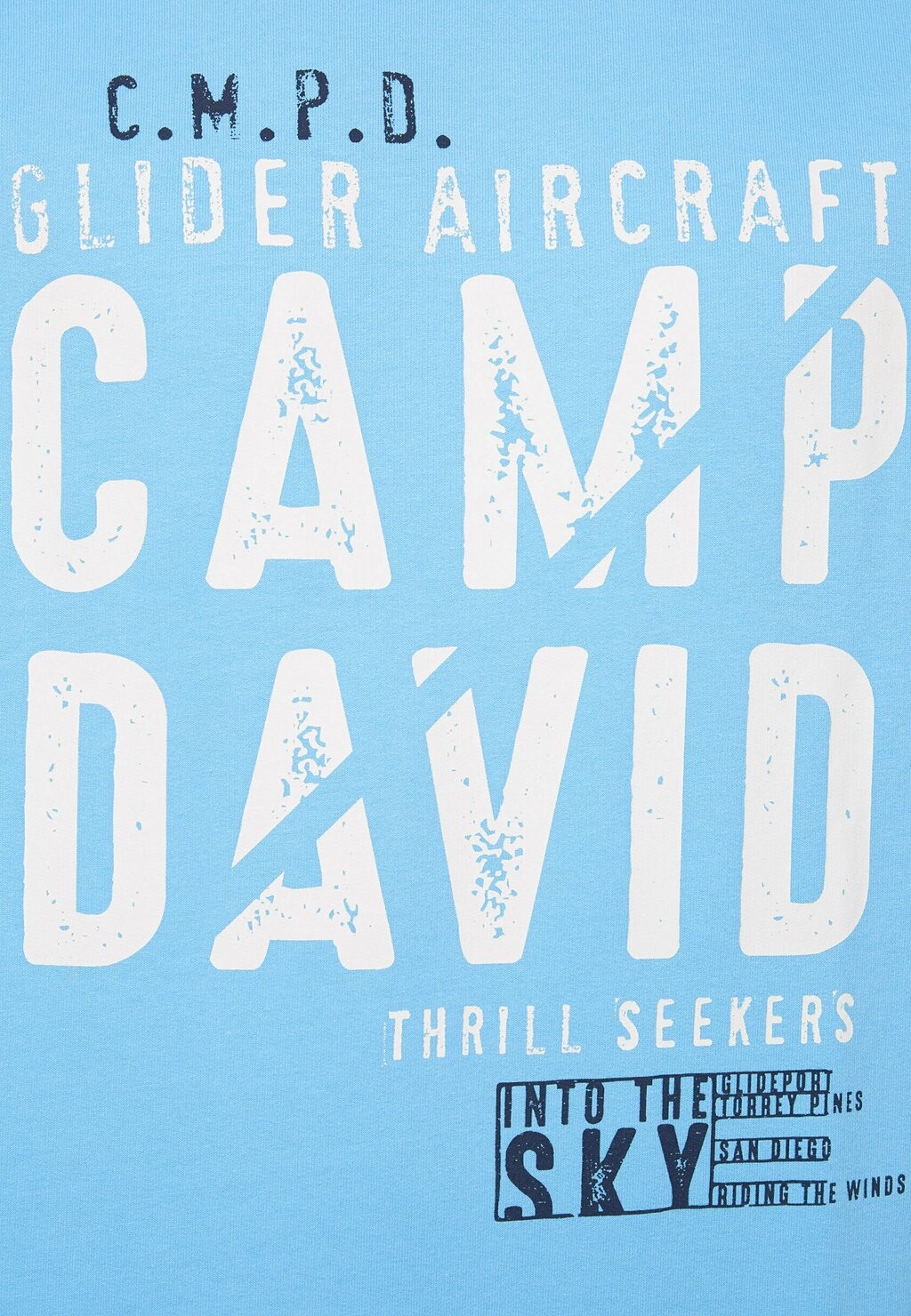 

Толстовка MIT LOGO Camp David, светло-голубой