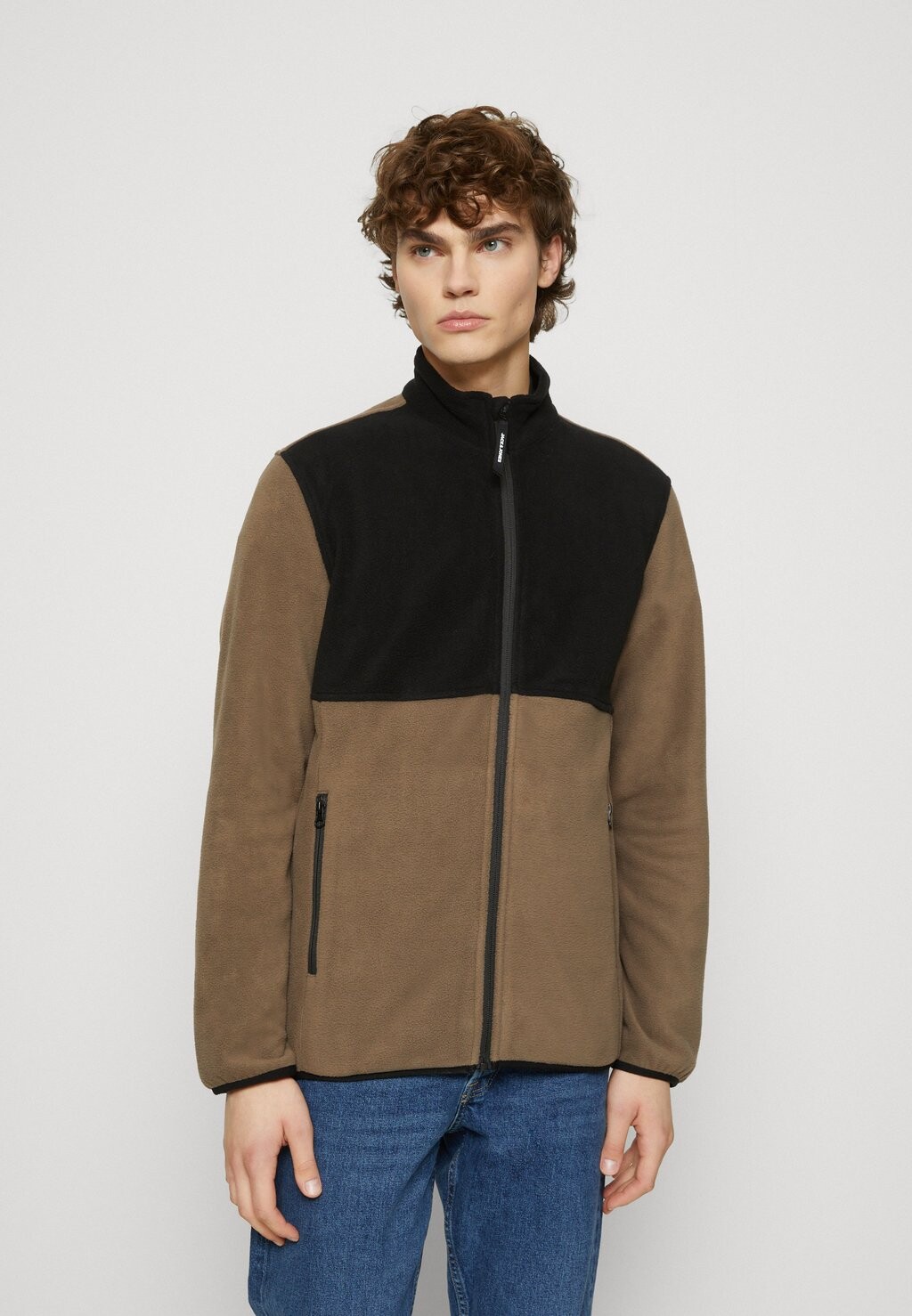 

Куртка флисовая Jack & Jones, коричневый