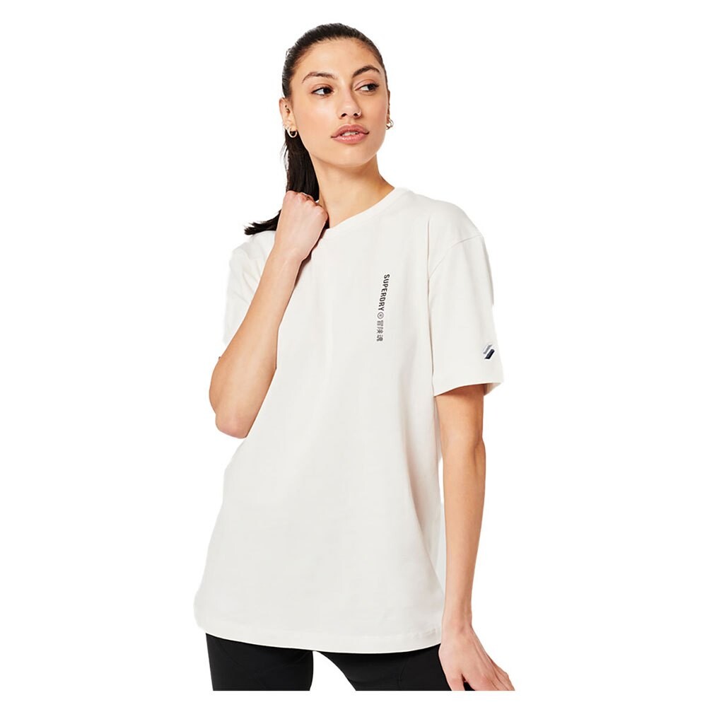 

Футболка Superdry Code Cl Linear Loose, белый
