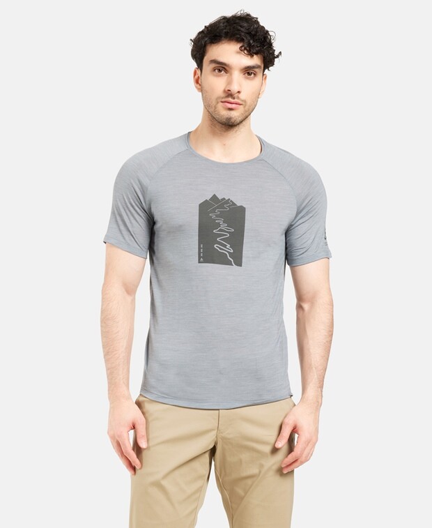 

Рубашка из мериноса Odlo, цвет Medium Grey