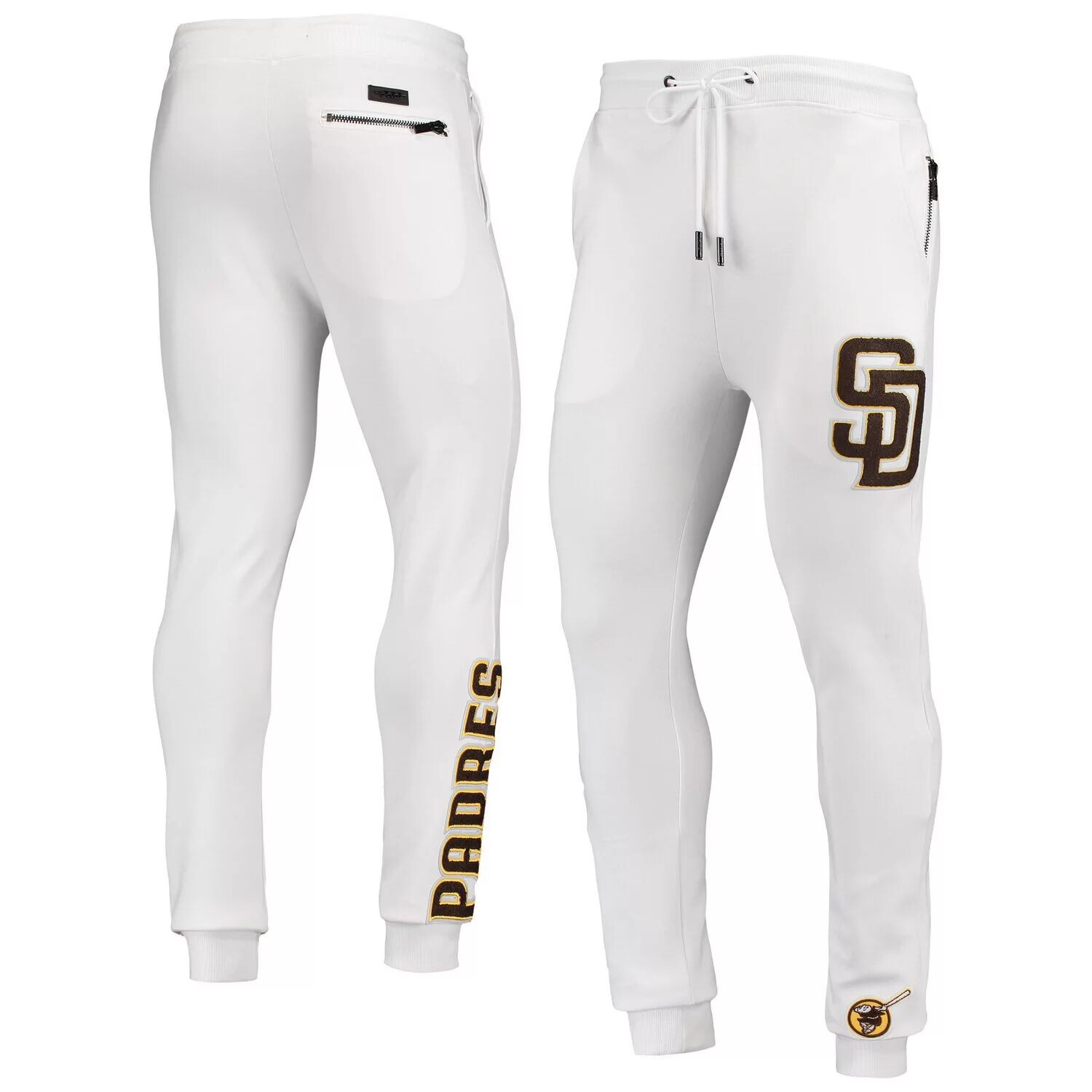 

Мужские спортивные брюки Pro Standard белого цвета с логотипом San Diego Padres Team