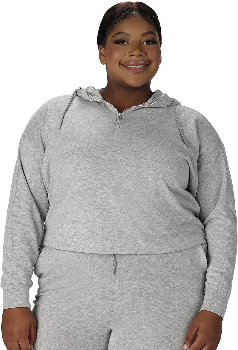 Женская укороченная толстовка с круглым вырезом Easton Sports Jen Schro, серый