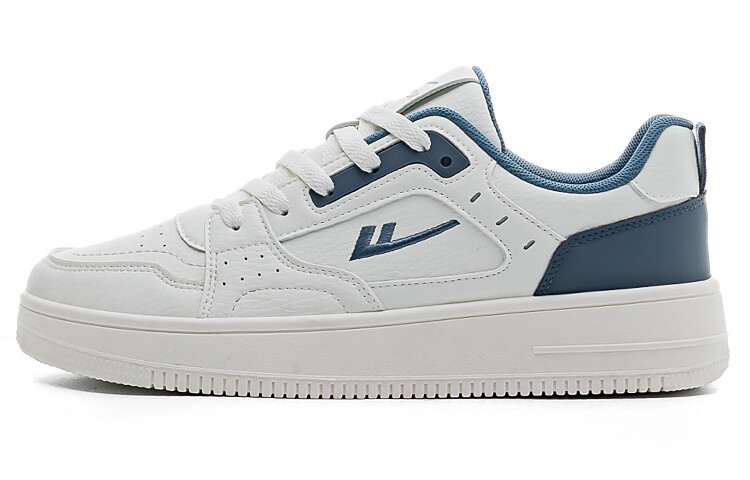 

Кроссовки WARRIOR Skateboarding Shoes Men Low-top Beige/Blue, бежевый/синий