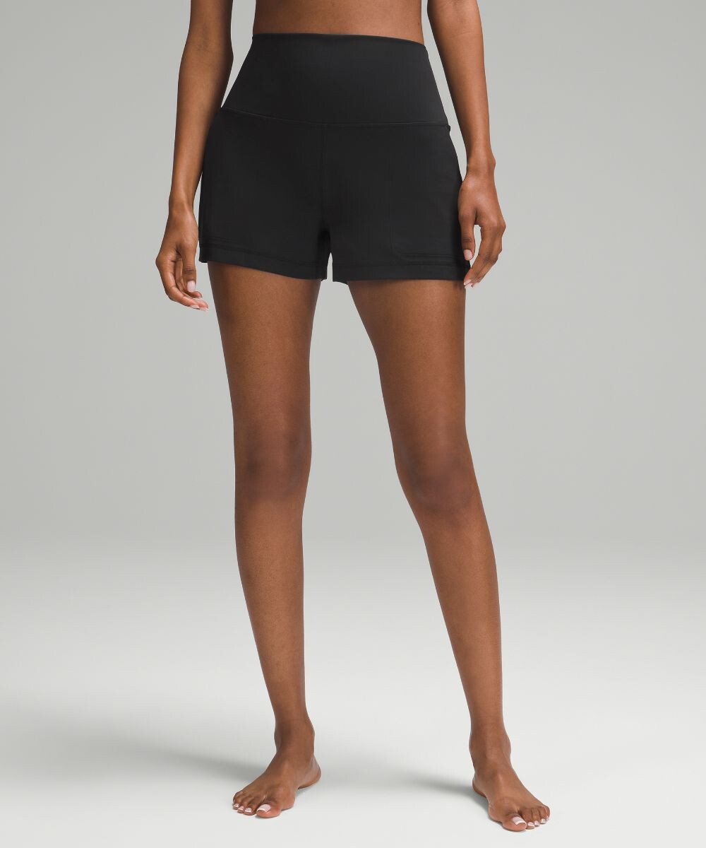 

Шорты Align Classic-Fit с высокой посадкой Lululemon, черный