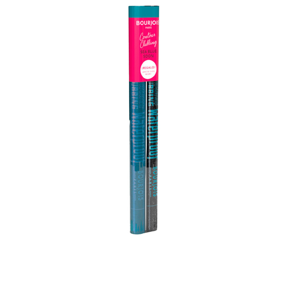 

Подводка для глаз Contour clubbing waterproof eyeliner Bourjois, 2 х 1,20 г, sea blue soon 2 x
