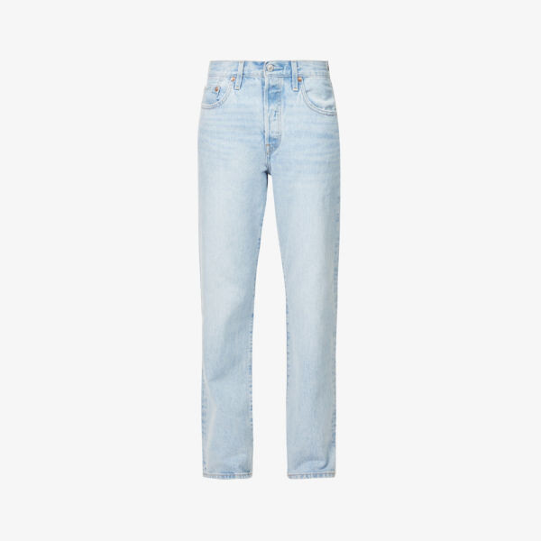 

501 прямые джинсы из денима со средней посадкой 90-х годов Levis, индиго