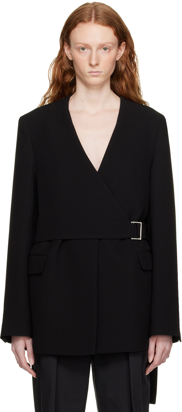 

Черный пиджак с запахом 3.1 Phillip Lim