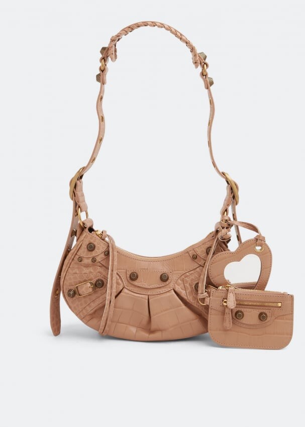 

Сумка BALENCIAGA Le Cagole XS shoulder bag, бежевый