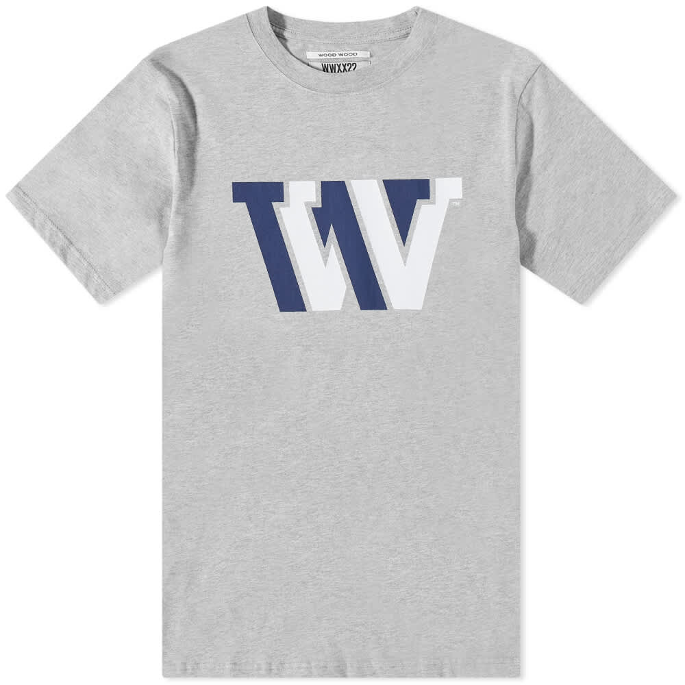 

Футболка Wood Wood Bobby VVVV Tee, Серый