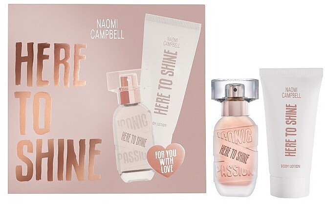 

Парфюмерный набор Naomi Campbell Here To Shine