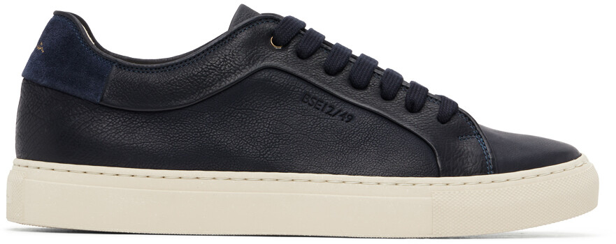 

Темно-синие кроссовки Basso Paul Smith
