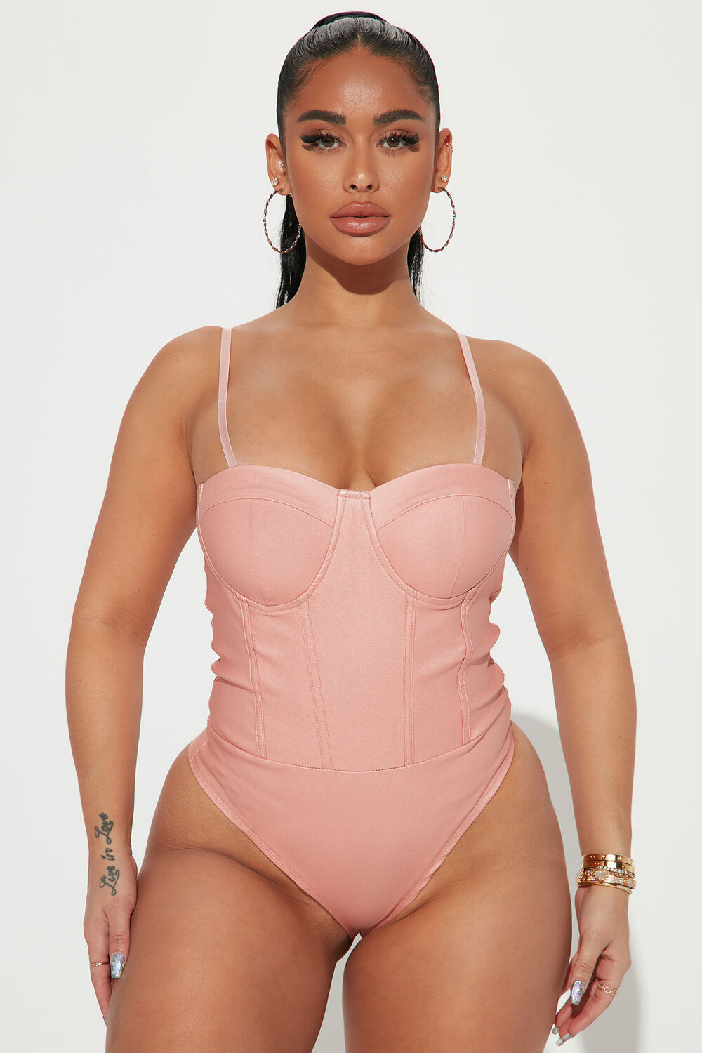 

Боди Fashion Nova HMT55800, розовый