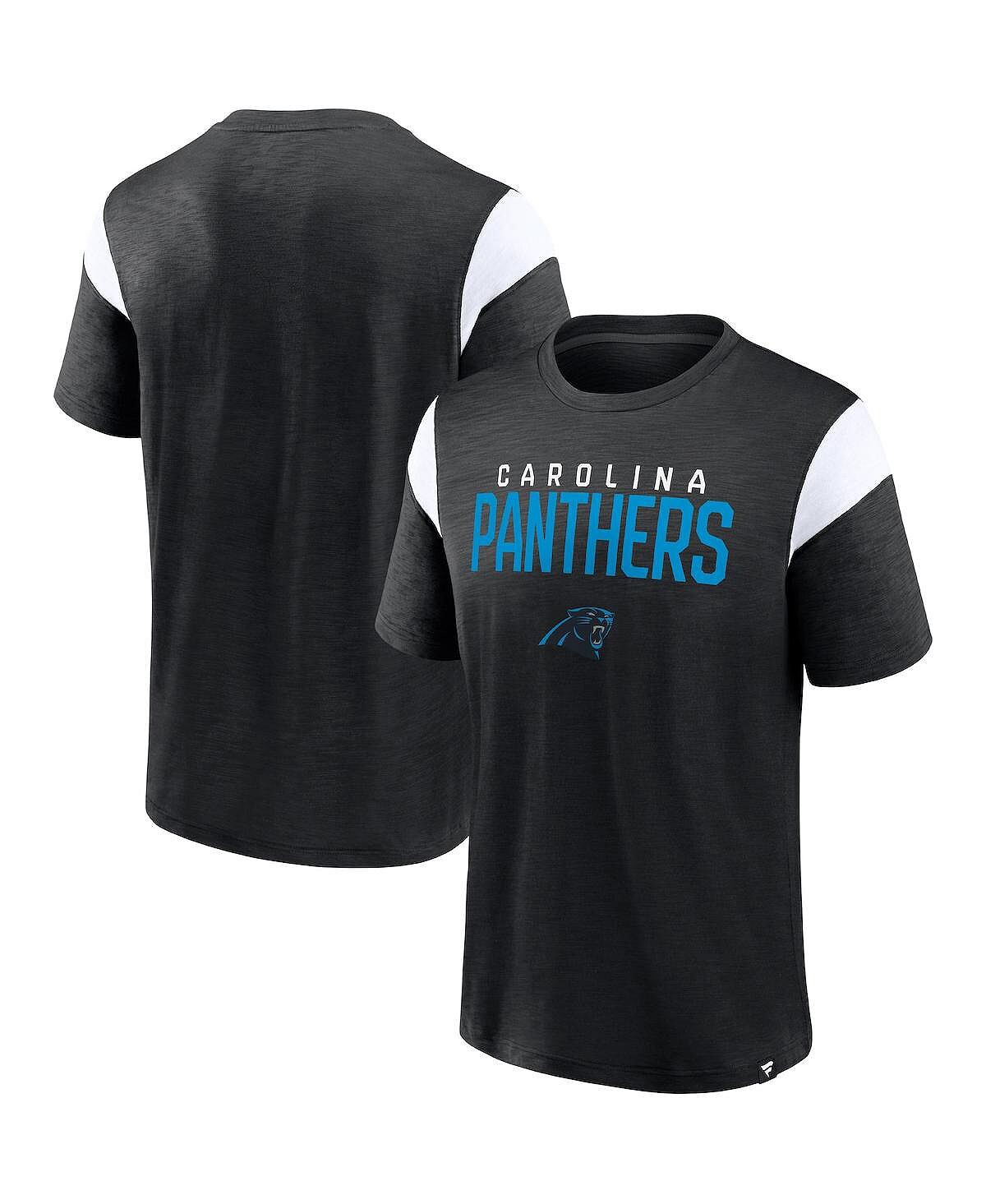 

Мужская фирменная черная футболка carolina panthers home stretch team Fanatics, черный