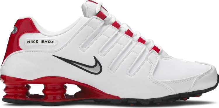 

Кроссовки Nike Shox NZ 'White University Red', белый