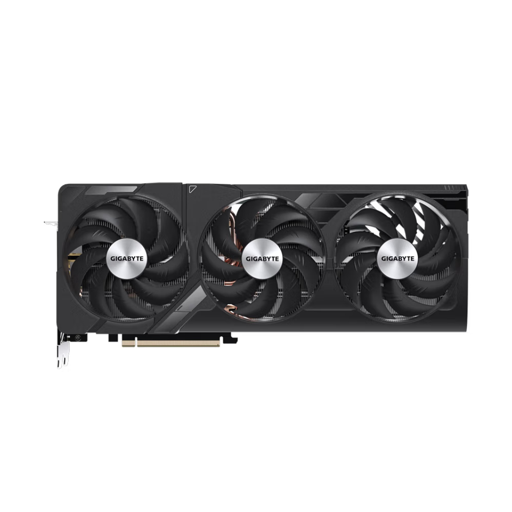 Видеокарта Gigabyte GeForce RTX 4080 SUPER WINDFORCE, GV-N408SWF3-16GD, 16 ГБ, черный видеокарта gigabyte rtx4080 super windforce 16gb rtl gv n408swf3 16gd