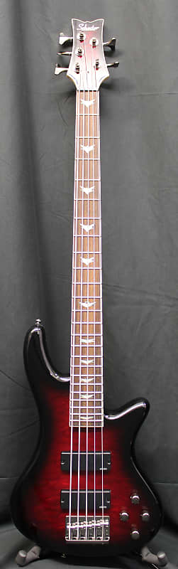 Бас-гитара Schecter Stiletto Extreme-5 Black Cherry Burst Stiletto Extreme-5 Electric Bass Guitar цена и фото