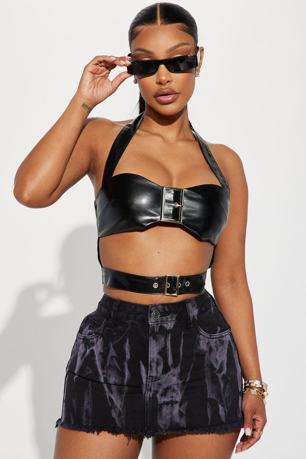 

Топ Fashion Nova T16386C, черный
