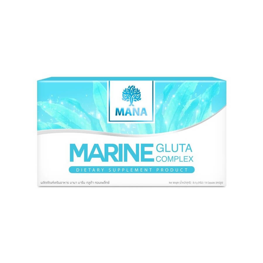 Пищевая добавка Mana Skincare Marine Gluta Complex, 14 капсул сода salina пищевая 450 г