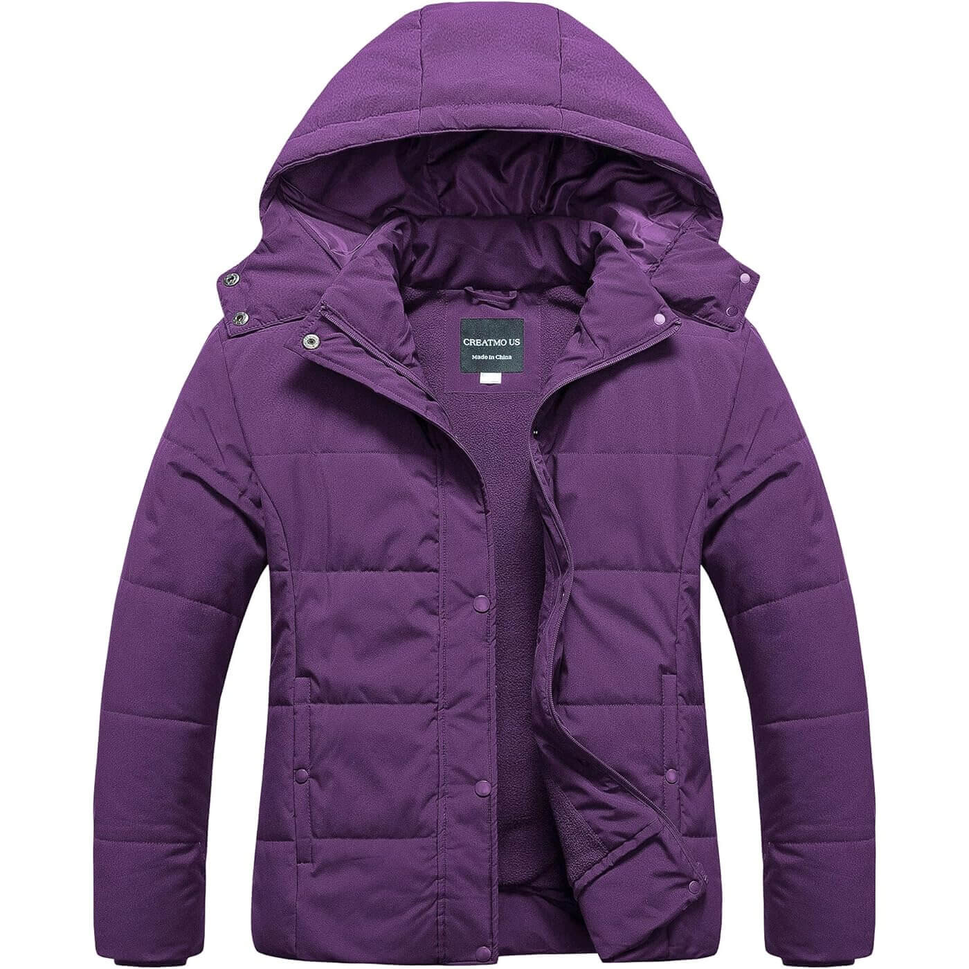 

Пуховик Creatmo US Women's, фиолетовый