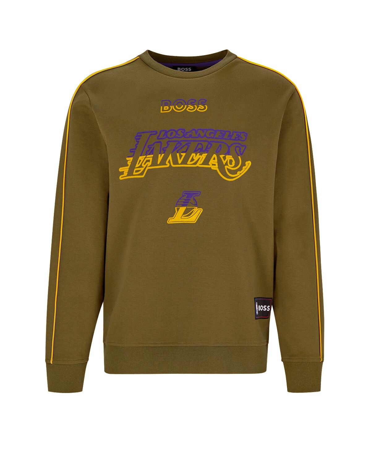 

Мужская толстовка los angeles lakers стандартной посадки boss x nba Hugo Boss, мульти, Коричневый