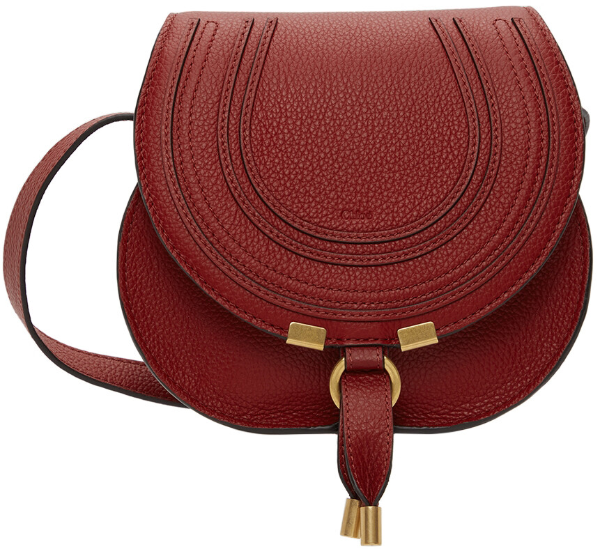 

Маленькая бордовая сумка через плечо Marcie Chloé