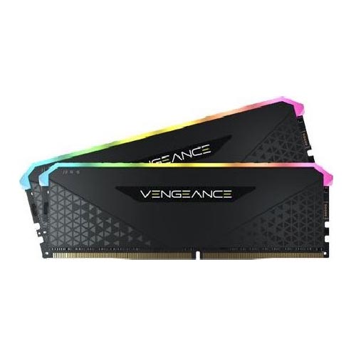 Оперативная память Corsair Vengeance RGB RS 16 Гб (2х8), DDR4-3600 МГц, CMG16GX4M2D3600C18 оперативная память corsair vengeance rgb rs 128gb черный